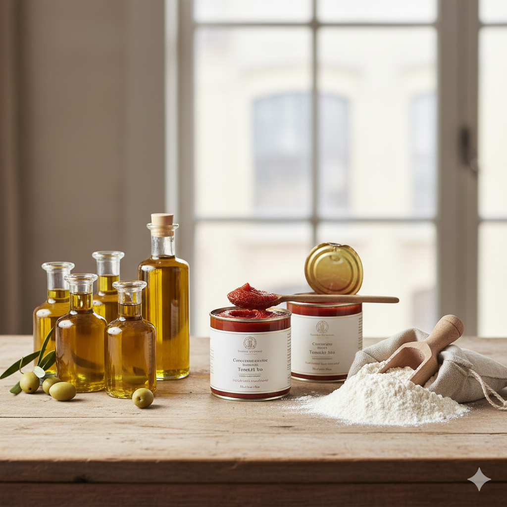 صورة زيوت نباتية وسكر